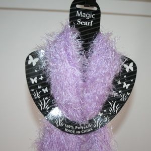 Magic Women's Scarf Super Soft Fluffy Pink